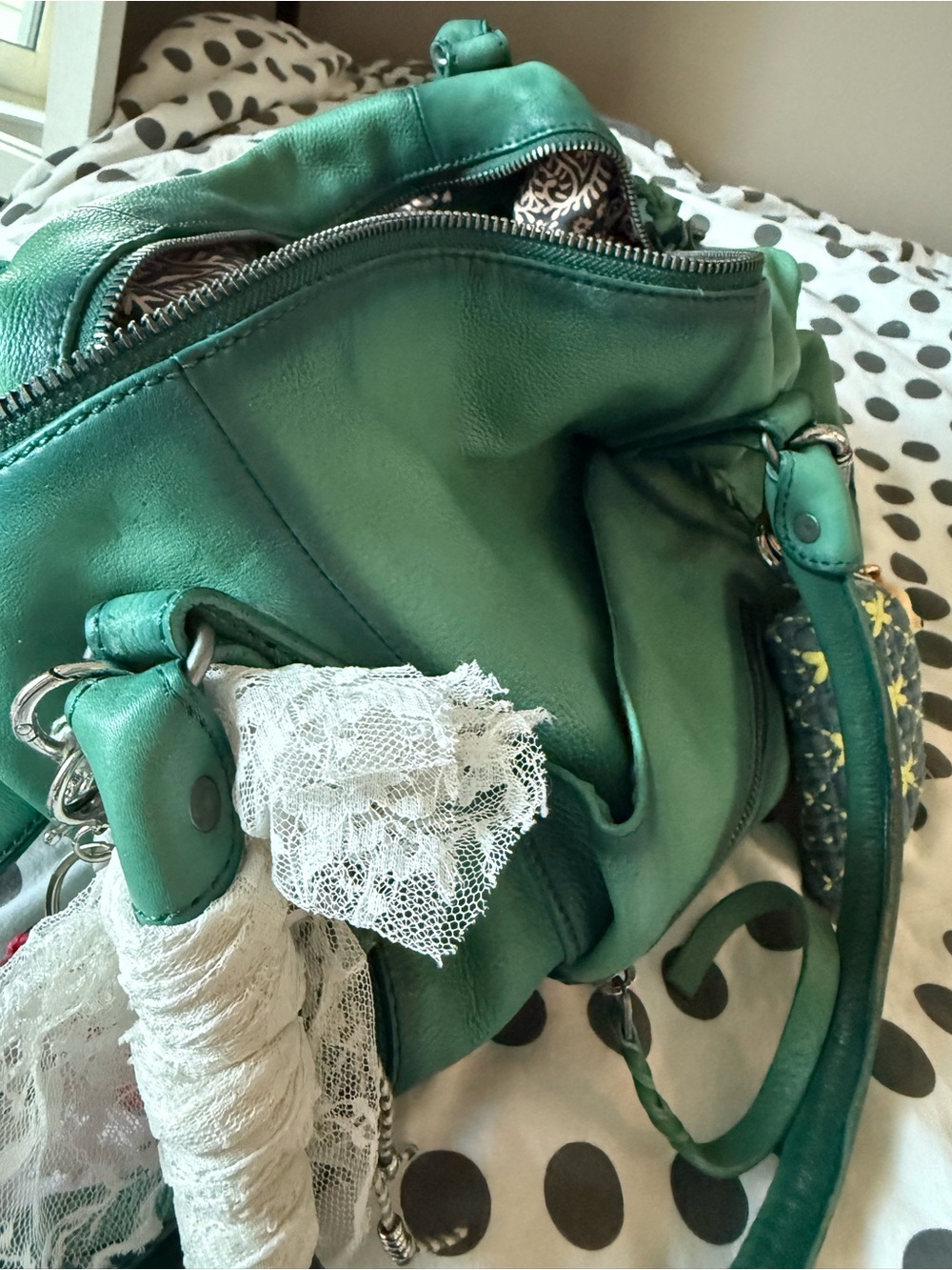 Free people- Emerson tote Greenary - Picture 5 of 5